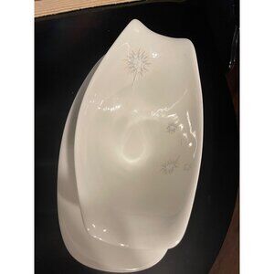 Iroquois Impromptu Stellar Atomic Starburst Gravy Boat Set Vintage